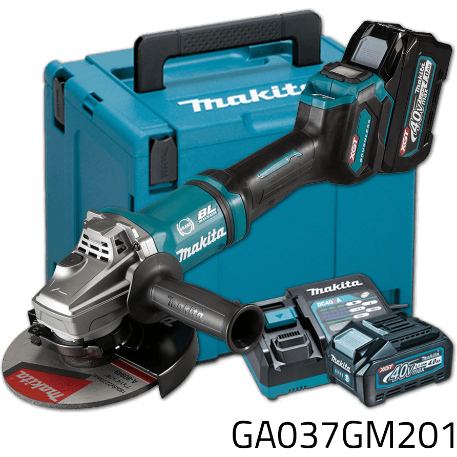 Makita GA037GM201 40V Cordless Angle Grinder XGT | Makita by KHM Megatools Corp. Makita GA037GM201 40V Cordless Angle Grinder XGT | Makita by KHM Megatools Corp.